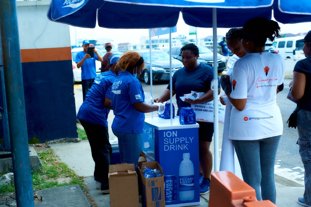 My Gynae volunteers at an outreach event